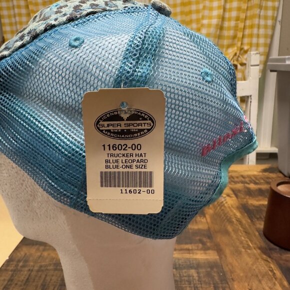 hooters  nwt mesh aniamal print  hat - Picture 5 of 10